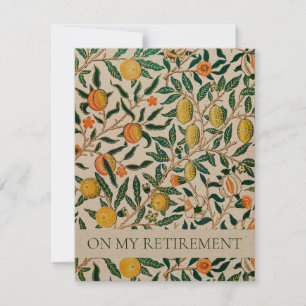 WILLIAM MORRIS RETIREMENT PARTY INVITATION