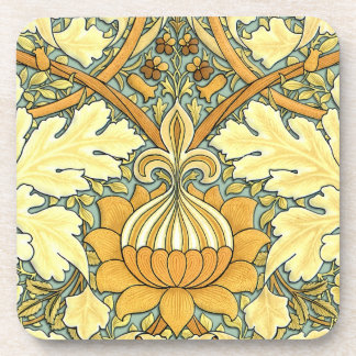 William Morris rich floral pattern Coaster