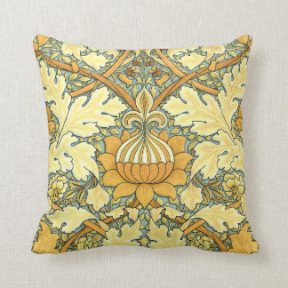 William Morris rich floral pattern Cushion