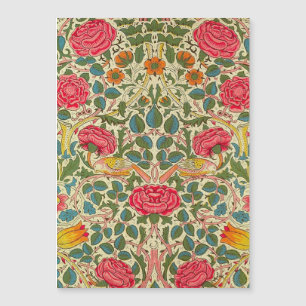 William Morris Rose Floral Chintz Pink