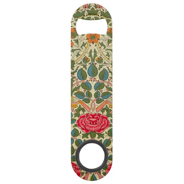 William Morris Rose Floral Chintz Pink (Front)