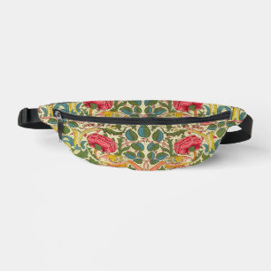 William Morris Rose Floral Chintz Pink Bum Bags