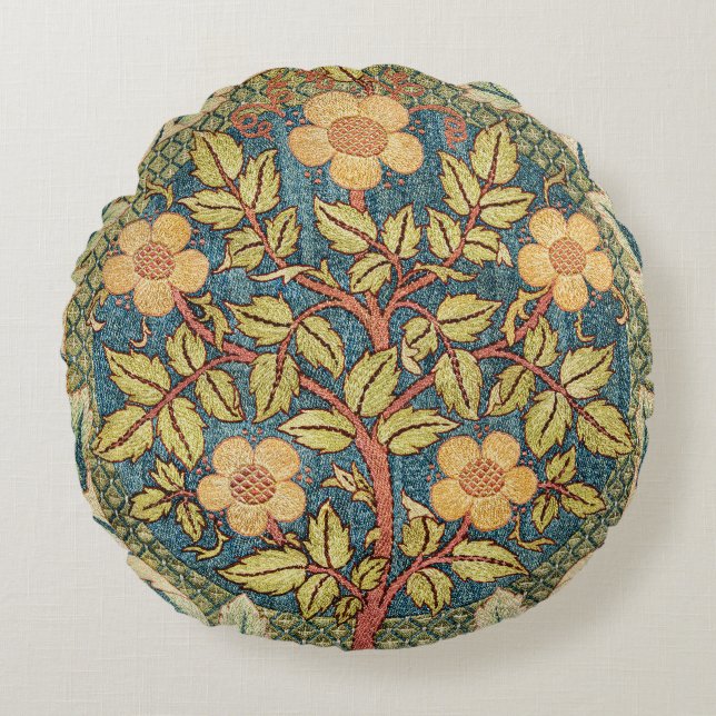 William Morris Rose Wreath Cushion Cover Classic (Front)