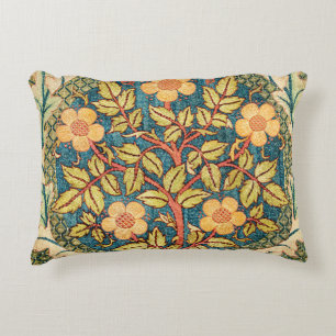 William Morris Rose Wreath Decorative Cushion