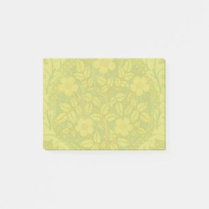 William Morris Rose Wreath Vintage Floral Art Post-it Notes