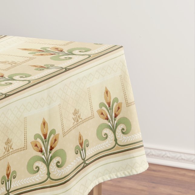 William Morris Row of Lilies Tablecloth (In Situ)