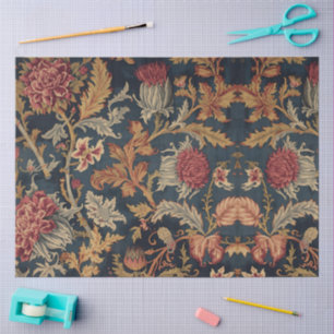 William Morris Scottish Thistle vintage floral  Tissue Paper