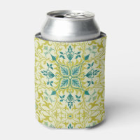 William Morris Seamless Ceiling Lime Green Pattern