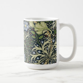 William Morris Seaweed Pattern Floral Vintage Art Coffee Mug