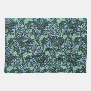 William Morris Seaweed Pattern    Tea Towel