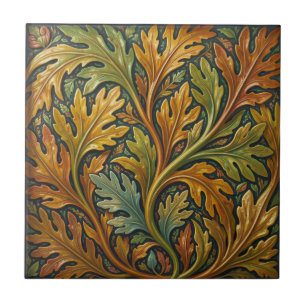 William Morris Seaweed Vintage Floral art nouveau Tile