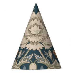 William Morris Severn Floral Garden Flower Classic Party Hat