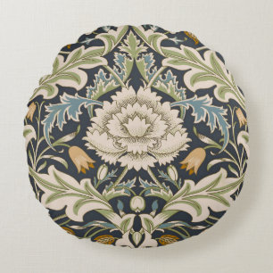 William Morris Severn Floral Pattern Classic Round Cushion