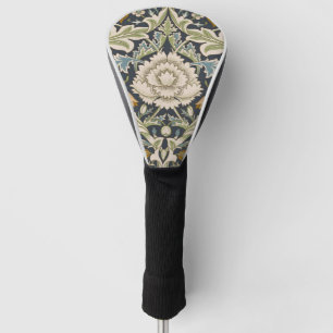 William Morris Severn Navy Blue Floral Art Golf Head Cover