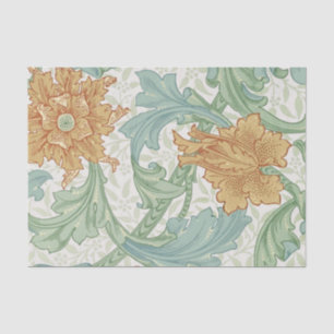 William Morris Single Stem Floral Pattern Tissue Paper