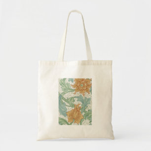 William Morris Single Stem Floral Pattern Tote Bag