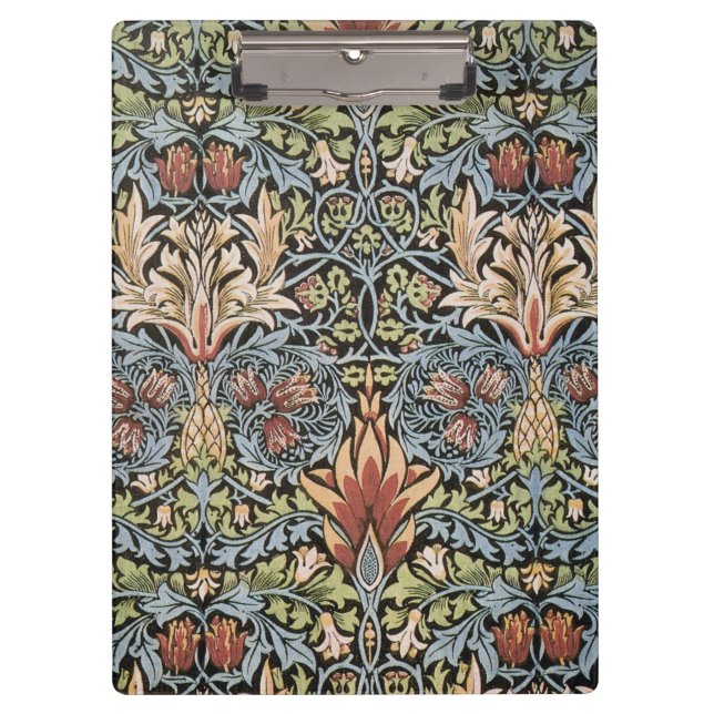 William Morris. Snakeshead Design. Clipboard (Front)