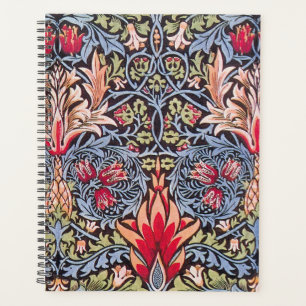 William Morris Snakeshead Floral Art Nouveau Planner