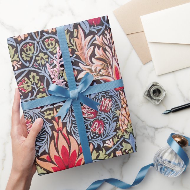 William Morris Snakeshead Floral Art Nouveau Wrapping Paper (Gifting)