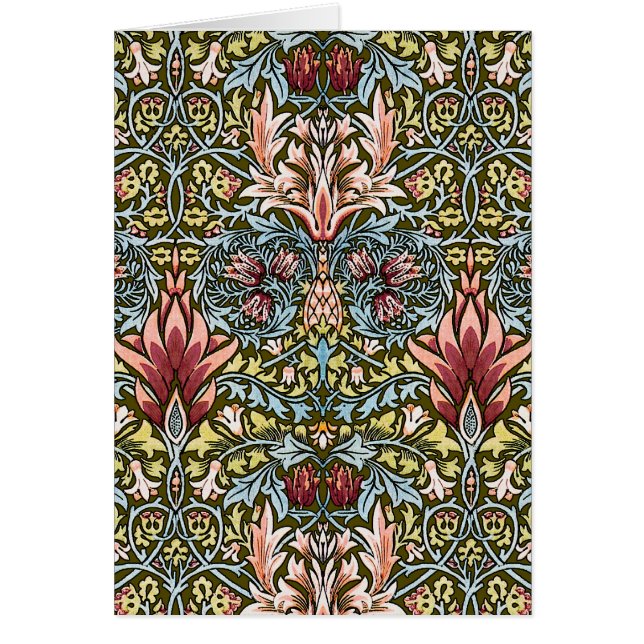 William Morris Snakeshead Floral Pattern (Front)