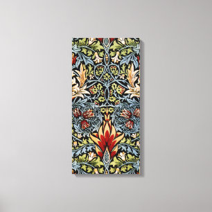 William Morris Snakeshead Floral Pattern Canvas Print