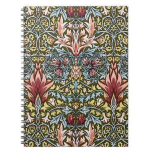 William Morris Snakeshead Floral Pattern Notebook