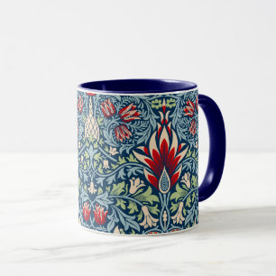 William Morris Snakeshead Fritillary Floral Design Mug
