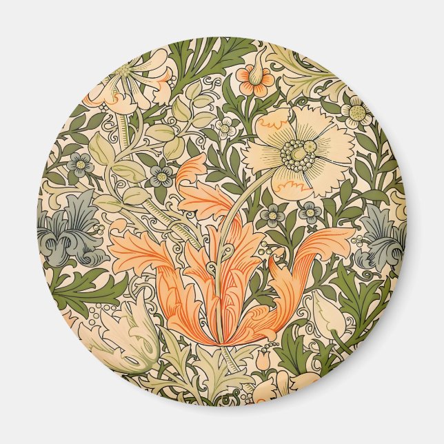 William Morris Spring Compton Flower Festival Magnet (Front)