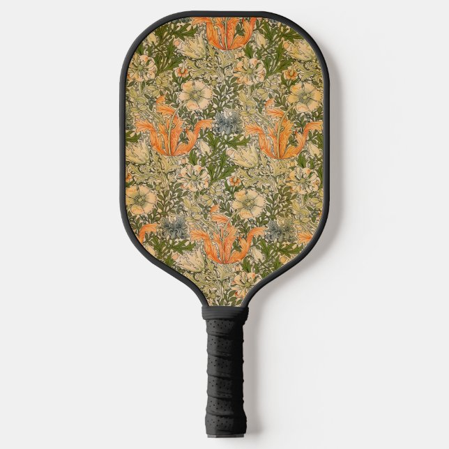 William Morris Spring Compton Flower Festival Pickleball Paddle (Front)