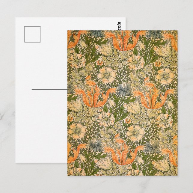 William Morris Spring Compton Flower Festival Postcard (Front/Back)