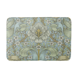 William Morris Spring Thicket: Antique Floral Bath Mat