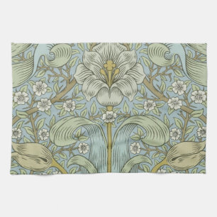 William Morris Spring Thicket: Antique Floral Tea Towel