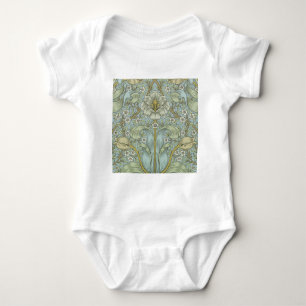 William Morris Spring Thicket Classic Pattern Baby Bodysuit