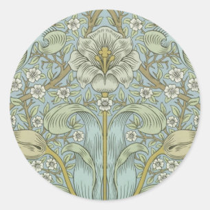 William Morris Spring Thicket Classic Pattern Classic Round Sticker