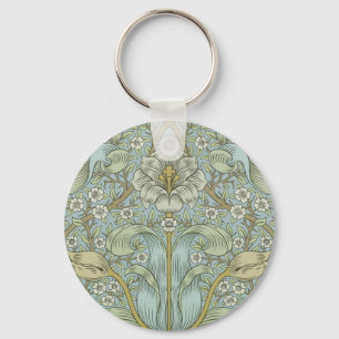 William Morris Spring Thicket Classic Pattern Key Ring