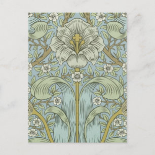 William Morris Spring Thicket Classic Pattern Postcard