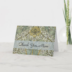 William Morris Spring Thicket Classic Pattern Thank You Card