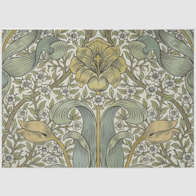 William Morris Spring Thicket Classic Pattern Tissue Paper (Front)