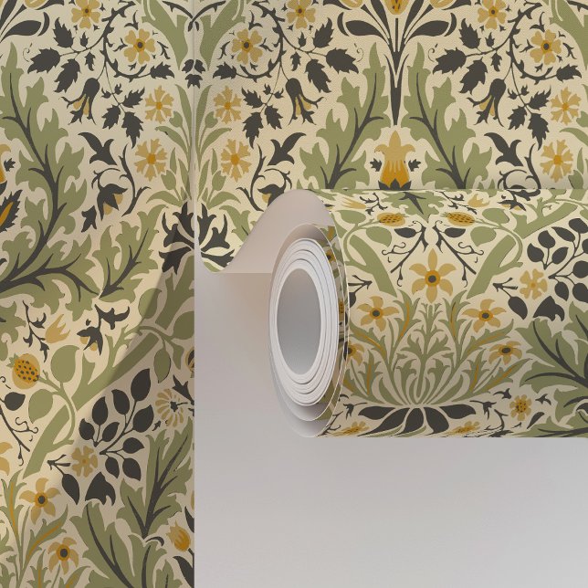 William Morris Spring Thicket - Olive Green Wallpaper (Creator Uploaded)