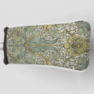 William Morris Spring Thicket Yellow Floral Art Golf Head Cover