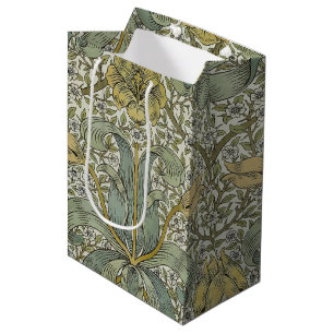 William Morris Spring Thicket Yellow Floral Art Medium Gift Bag