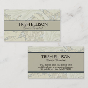 William Morris St James Acanthus Wallpaper Business Card