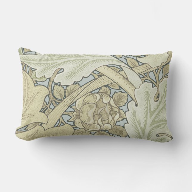 William Morris St James Acanthus Wallpaper Lumbar Cushion (Front)