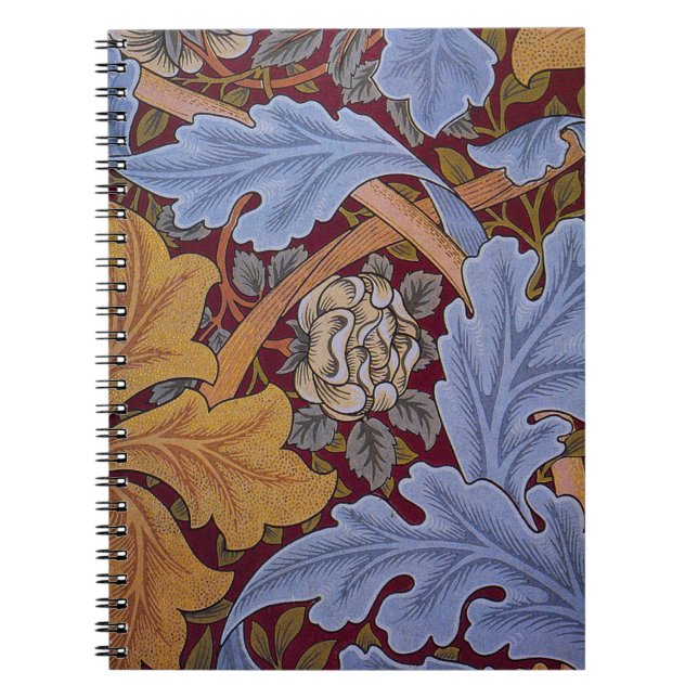 William Morris St James Acanthus Wallpaper Notebook (Front)