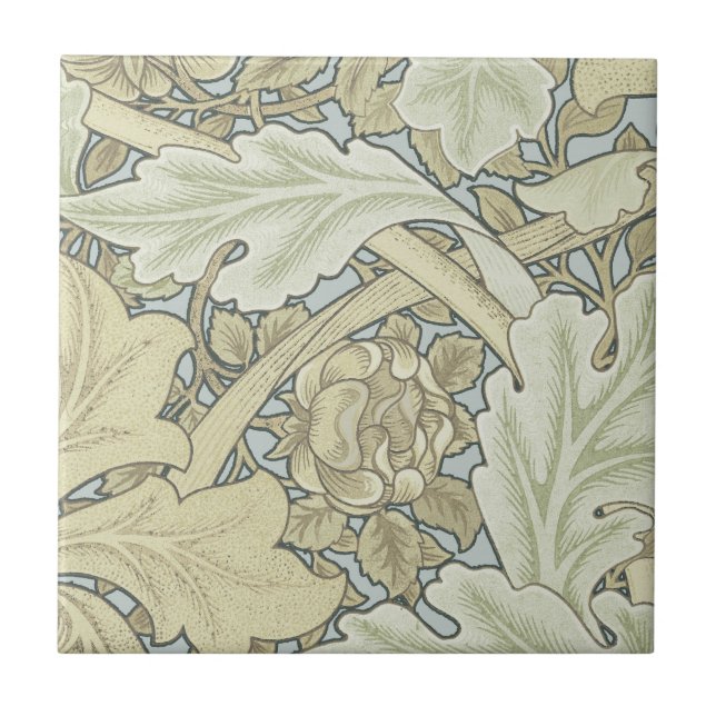William Morris St James Acanthus Wallpaper Tile (Front)