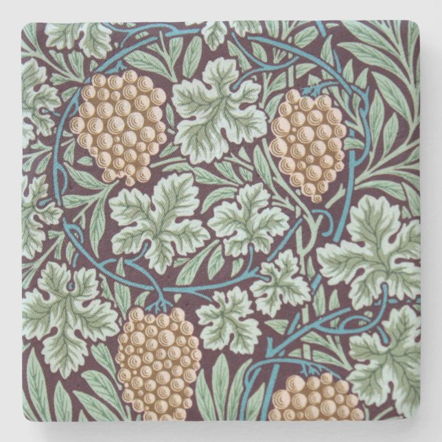 William Morris Stone Coaster (Front)