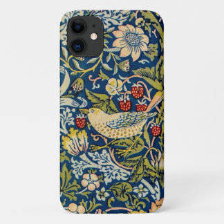 William Morris Strawberry thief bird Case-Mate iPhone Case
