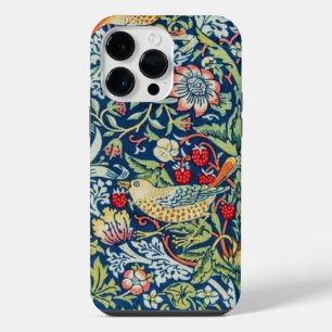 William Morris Strawberry thief bird iPhone 14 Pro Max Case