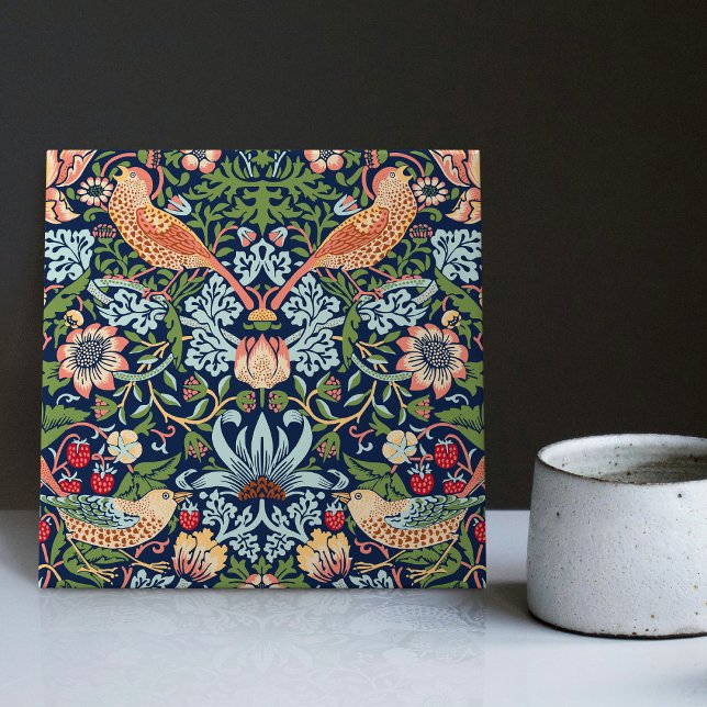 William Morris Strawberry Thief Ceramic Tile (Creator Uploaded)
