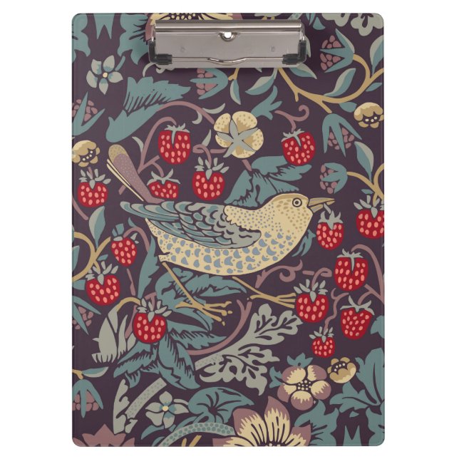William Morris Strawberry Thief Clipboard (Front)